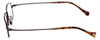 Lucky Brand Designer Eyeglasses Mitchell in Antique Brown :: Custom Left & Right Lens