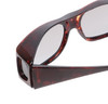 Medspex Fl012 Amber Brown Tortoise Havana Crystal (Fl012) Rose Color Therapy Reading Glasses
