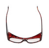 Medspex Fl012 Amber Brown Tortoise Havana Crystal (Fl012) Rose Color Therapy Reading Glasses