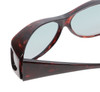 Medspex Fl010 Amber Brown Tortoise Havana Crystal (Fl010) Blue Color Therapy Reading Glasses