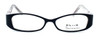 Kliik Designer Eyeglasses 410 in Black/White :: Custom Left & Right Lens