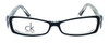 Calvin Klein Designer Eyeglasses 5558 in Black-Clear :: Custom Left & Right Lens