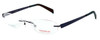 Totally Rimless Designer Eyeglasses TR163-CBT in Gunmetal :: Custom Left & Right Lens