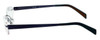 Totally Rimless Designer Eyeglasses TR163-CBT in Gunmetal :: Custom Left & Right Lens