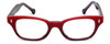 Calabria Elite Designer Eyeglasses CE102 in Red Fade :: Custom Left & Right Lens