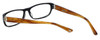 Argyleculture Designer Eyeglasses Chet in Black-Brown 60mm :: Custom Left & Right Lens