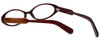 Paul Smith Designer Eyeglasses PS296-SYGA in Brown Stripe Burgundy 52mm :: Custom Left & Right Lens