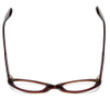 Paul Smith Designer Eyeglasses PS296-SYGA in Brown Stripe Burgundy 52mm :: Custom Left & Right Lens