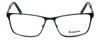 Esquire Designer Eyeglasses EQ1517 in Navy 58mm :: Custom Left & Right Lens