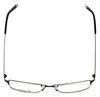 Esquire Semi-Rimless Stainless Steel Eyeglasses EQ1520 Gunmetal 54mm Custom Lens