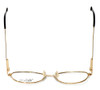 Regency Designer Eyeglasses Yale in Gold-Black 52mm :: Custom Left & Right Lens