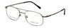 Silver Dollar Designer Eyeglasses Abbott in Gunmetal 54mm :: Custom Left & Right Lens