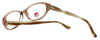 Silver Dollar Designer Eyeglasses Café 3484 in Fawn 53mm :: Custom Left & Right Lens