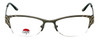Silver Dollar Designer Eyeglasses Café 3210 in Moss 49mm :: Custom Left & Right Lens