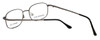 Silver Dollar Designer Eyeglasses Dusty in Gunmetal 53mm :: Custom Left & Right Lens