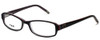 Silver Dollar Designer Eyeglasses Portia in Black 50mm :: Custom Left & Right Lens