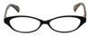 Cinzia Designer Eyeglasses Sure Thing C1 in Black 50mm :: Custom Left & Right Lens