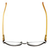 Cinzia Designer Eyeglasses Trendies Chilly C3 in Bronze Mustard 50mm :: Custom Left & Right Lens