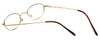 Flex Collection Designer Eyeglasses FL-91 in Gold-Demi-Brown 42mm :: Custom Left & Right Lens