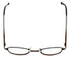 FlexPlus Collection Designer Eyeglasses Model 105 in Brown 45mm :: Custom Left & Right Lens