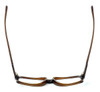 Bollé Dreux Designer Eyeglasses in Brown Stripe :: Rx Single Vision