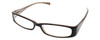 Calabria Viv 738 Black Brown Designer Eyeglasses :: Rx Single Vision