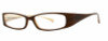 Calabria Viv 738 Mocha Designer Eyeglasses :: Rx Single Vision