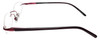 Jones NY Designer Eyeglasses J133 in Burgundy :: Rx Single Vision