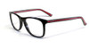 Gucci Designer Eyeglasses 1056 in Black-Olive & Red :: Rx Single Vision