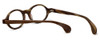 Calabria Designer Eyeglasses Calabria 856 Light Brown :: Rx Single Vision
