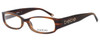 bebe Womens Designer Eyeglasses 5000 in Smoked Topaz :: Rx Single Vision