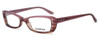 bebe Womens Designer Eyeglasses 5033 in Rose :: Rx Single Vision