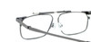 Calabria FAST-FOLD Metal Folding Eyeglasses w/ Case in Pewter :: Rx Single Vision