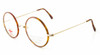 Berkshire Chase Eyeglasses Warwick 14KT Gold & Blonde Tortoise 44 mm