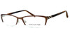 Jones New York Womens Designer Eyeglasses J469 in Brown :: Rx Single Vision