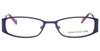 Jones New York Womens Designer Eyeglasses J461 in Plum :: Rx Single Vision