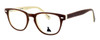 Madison Montgomery Designer Eyeglasses Made in the USA M028-01 in Red Sable Over Cream :: Rx Single Vision