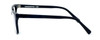 Parkman Handcrafted Eyeglasses Bradfield in Matte-Black with Denim ; Made in the USA :: Rx Single Vision