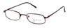 Calabria MetalFlex Designer Eyeglasses DD in Brown :: Rx Single Vision