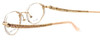 Judith Leiber Womens Designer Eyeglasses JL1635-06 in Gold :: Rx Single Vision
