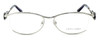 Judith Leiber Womens Designer Eyeglasses JL1647-03 in Silver :: Rx Single Vision