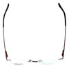 Totally Rimless Designer Eyeglasses TR164-DBG in Deep Burgundy :: Rx Single Vision