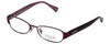 Coach Womens Designer Eyeglasses 'Rose' HC5018 in Satin Purple (9070) 53mm :: Rx Single Vision