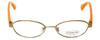 Coach Womens Designer Eyeglasses 'Randi' HC5032 in Gold (9072) 50mm :: Rx Single Vision