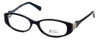 Guess by Marciano Designer Eyeglasses GM186-BKWT in Black :: Rx Single Vision
