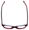 Calabria Elite Designer Eyeglasses CE102 in Red Fade :: Rx Single Vision