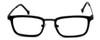 Calabria Elite Designer Eyeglasses CE113 in Black & Gunmetal :: Rx Single Vision