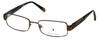 Argyleculture Designer Eyeglasses Ellington in Sage-Brown 57mm :: Rx Single Vision