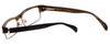 Harve Benard HB601 Designer Eyeglasses in Brown :: Rx Single Vision