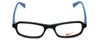Nike 5512 Designer Eyeglasses in Black-Blue :: Rx Single Vision